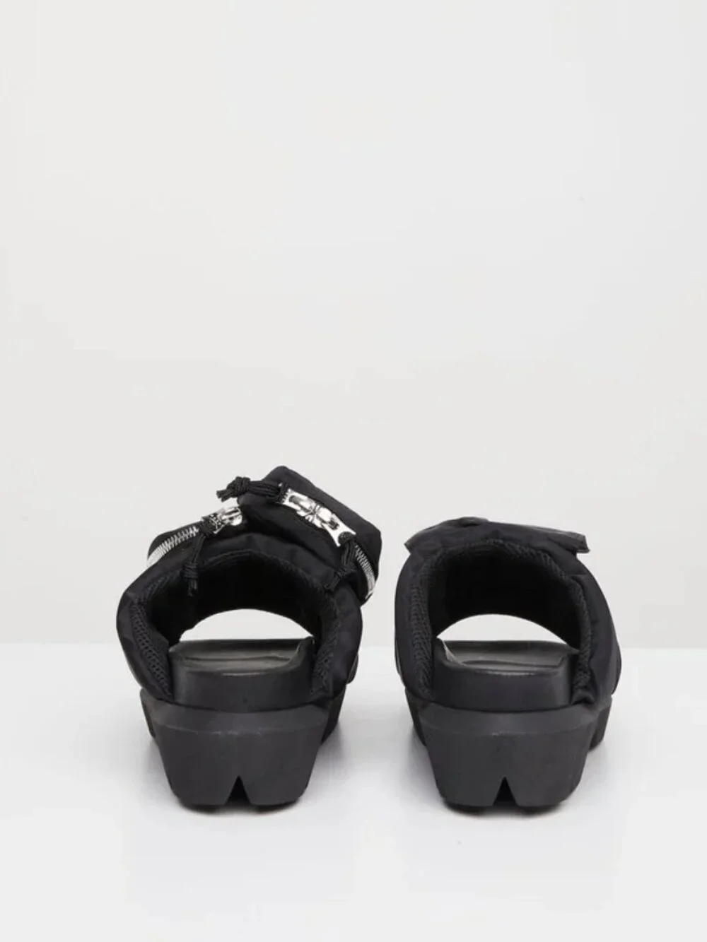SACAI Pockets Slides in Black 43 10 New With Box Mens Sandals Shoes